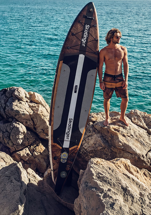 SKATINGER Touring SUP daske na napuhavanje za veslanje na duge udaljenosti, istraživanje i jednodnevne izlete