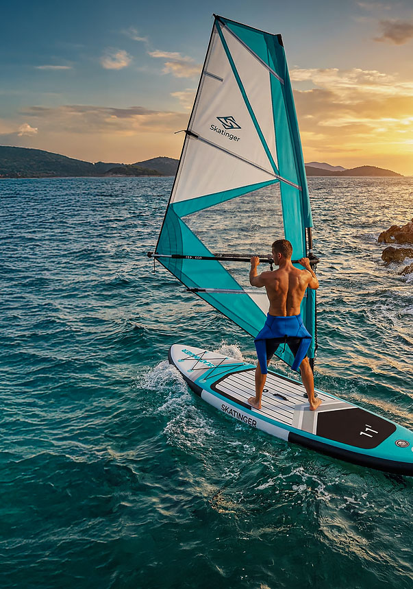 SKATINGER Windsurf SUP daske na napuhavanje za veslanje i windsurfing avanture