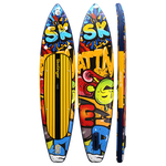 Skatinger Graffiti Yellow Touring SUP daska – Smjelost, Kontrast, Performanse