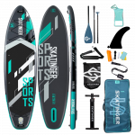 Skatinger Grey Sports Yoga SUP daska – Fokus, Snaga, Preciznost