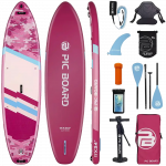 Skatinger Camouflage Pink univerzalna SUP daska za veslanje – stil, stabilnost i zabava