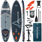 Skatinger Fishing siva touring SUP daska za veslanje – stabilna, svestrana i pustolovna