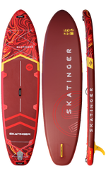 Skatinger Magma Red Allround Paddle SUP Board – Flow, Performance & Energy