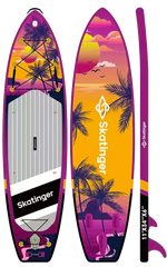 Skatinger Upgraded Sunrise Allround Paddle SUP Board – Adventure, Glide & Tropical
