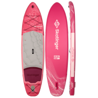 Ružičasta touring SUP daska za veslanje Skatinger Seahorse – Elegancija, udobnost i sloboda