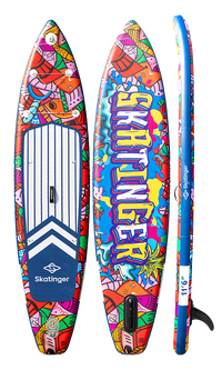 Skatinger Graffiti Red Touring SUP daska – Stabilnost, Kontrola, Izraz