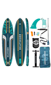 Skatinger Leafy Expedition Green Allround Paddle SUP Board – Stability, Endurance & Control