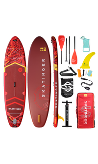 Skatinger Magma Red Allround Paddle SUP Board – Flow, Performance & Energy