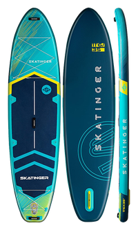 Skatinger Prana Light Blue Allround Paddle SUP Board – Glide, Stability & Comfort