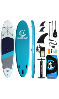 Skatinger Voyager Simple Blue Allround Paddle SUP Board – Style, Smooth & Comfort