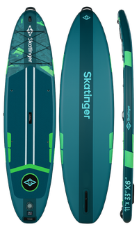 Skatinger Ice Age Green Touring SUP daska – Stabilnost, Kontrola, Avantura