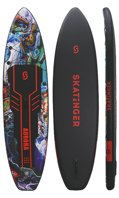 Skatinger Aurora Black Allround SUP daska – Smjela, Nebeska, Performansna