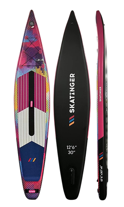 Skatinger CMYK Pink Racing SUP daska – Brzina, Preciznost, Izraz