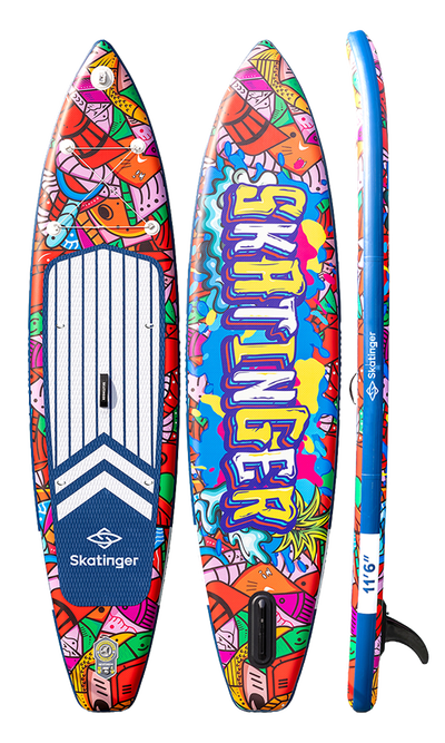 Skatinger Graffiti Red Touring SUP daska – Stabilnost, Kontrola, Izraz