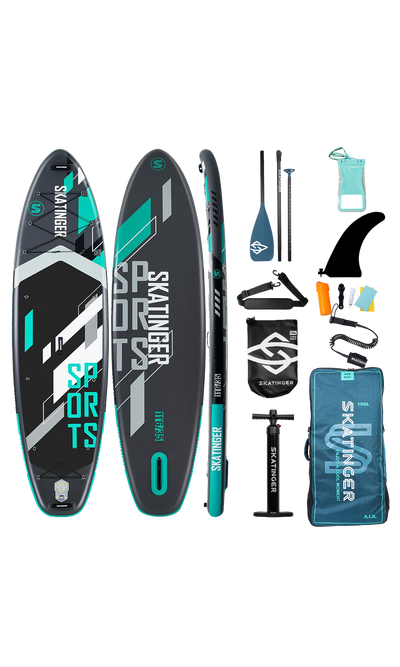 Skatinger Grey Sports Yoga SUP daska – Fokus, Snaga, Preciznost
