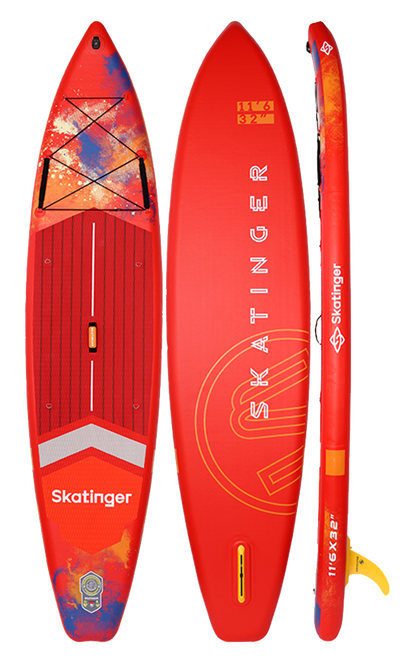 Skatinger Interstellar Red Touring SUP daska – Energija, Stil, Performanse