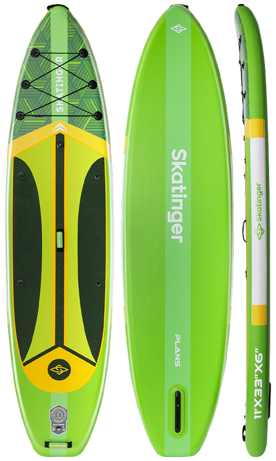 Skatinger Plans Green Touring SUP daska – Brzina, Stabilnost, Avantura