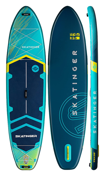 Skatinger Prana Light Blue Allround SUP daska– Stabilnost, Udobnost i Lakoća