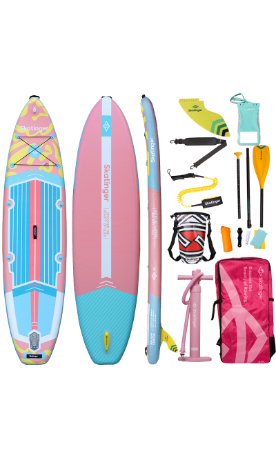 Skatinger White Night Glow SUP daska – Stabilnost, Udobnost, Opuštanje