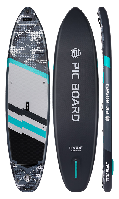 Skatinger Camouflage Grey Allround SUP daska – Snaga, Širina, Pouzdanost