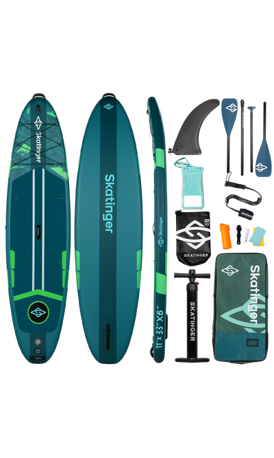 Skatinger Ice Age Green Touring SUP daska – Stabilnost, Kontrola, Avantura