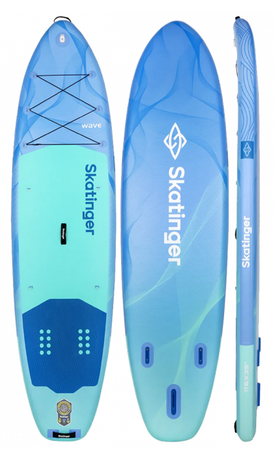 Skatinger Wave Blue Allround SUP daska – Stabilnost, Sigurnost, Snaga