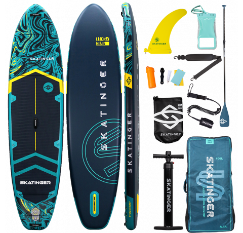 Skatinger Prana Dark Blue Allround SUP daska – stabilnost, prijanjanje i sigurnost