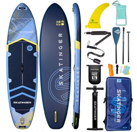 Skatinger Sky Blue Allround SUP daska – Ravnoteža, Preciznost i Udobnost